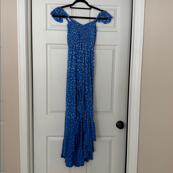 Brooklyn Maxi Dress in Blue Pebbles - Picture 4 of 6